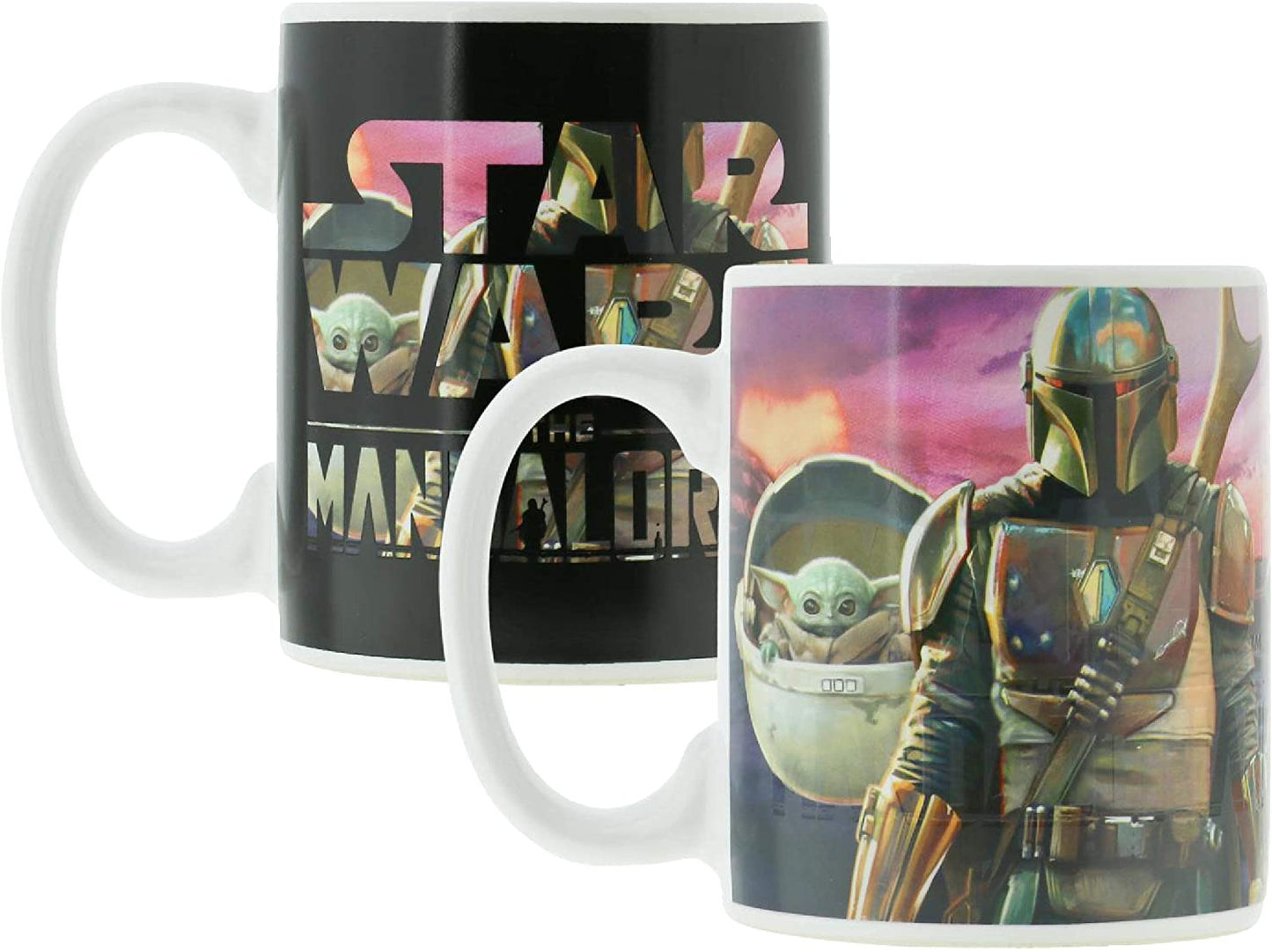 Mug Thermo-réactif The Mandalorian Sous Licence Officielle Star Wars