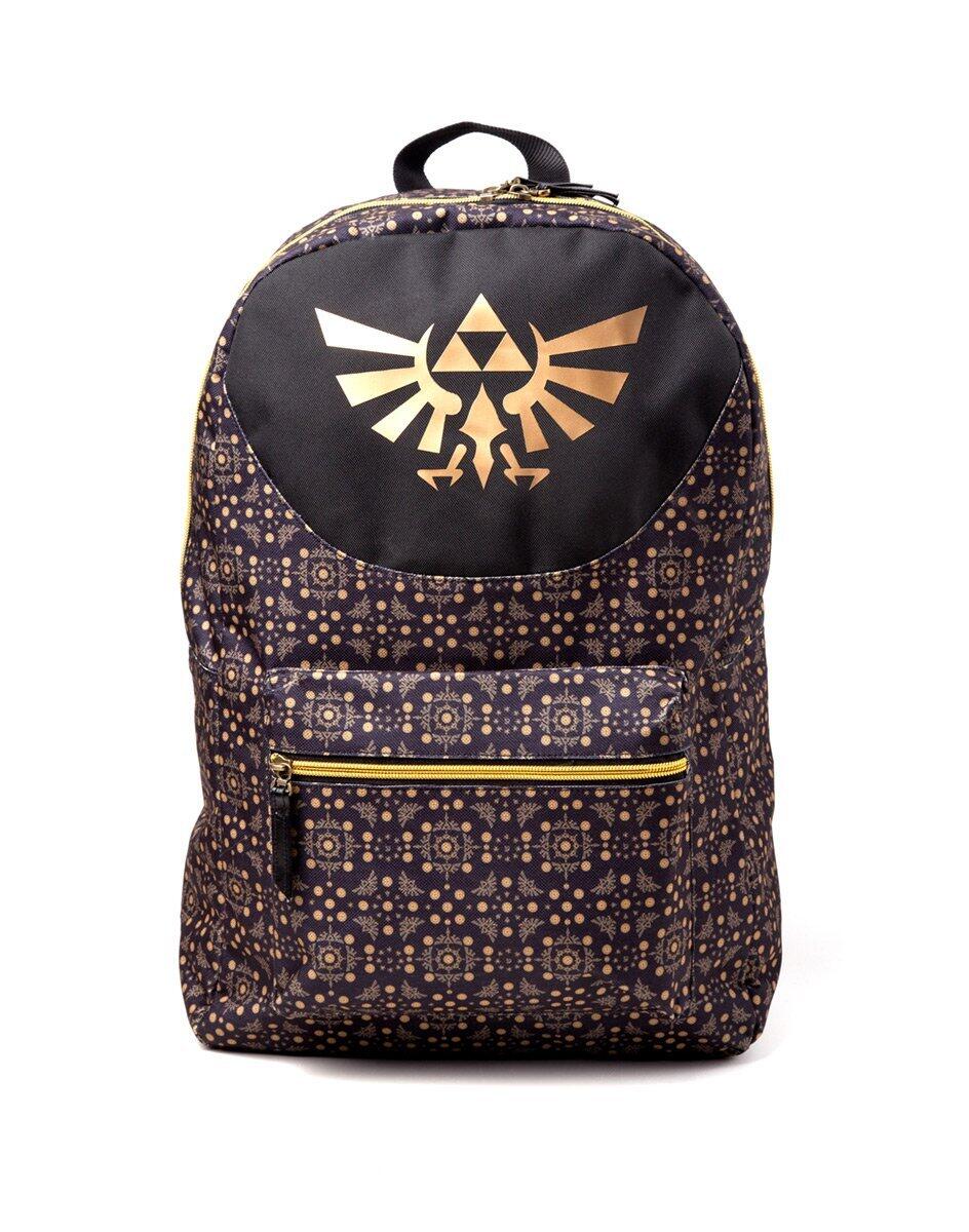Nintendo - The Legend Of Zelda Backpack - Crest Gold