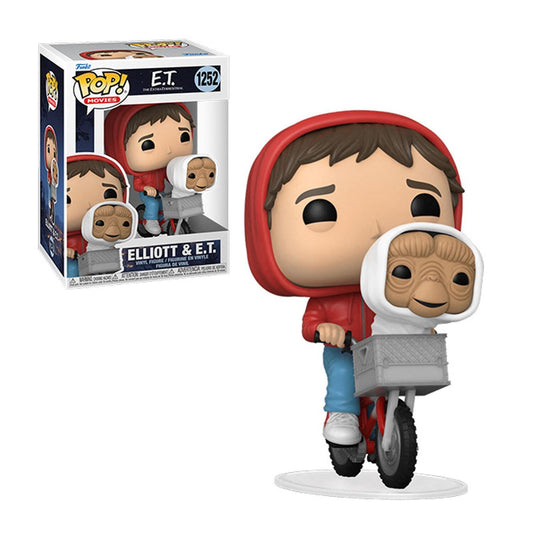 Pop! Movies: E.T. The Extra-Terrestrial 40th Anniversary - Elliott & E.T. (In Bike Basket) #1252