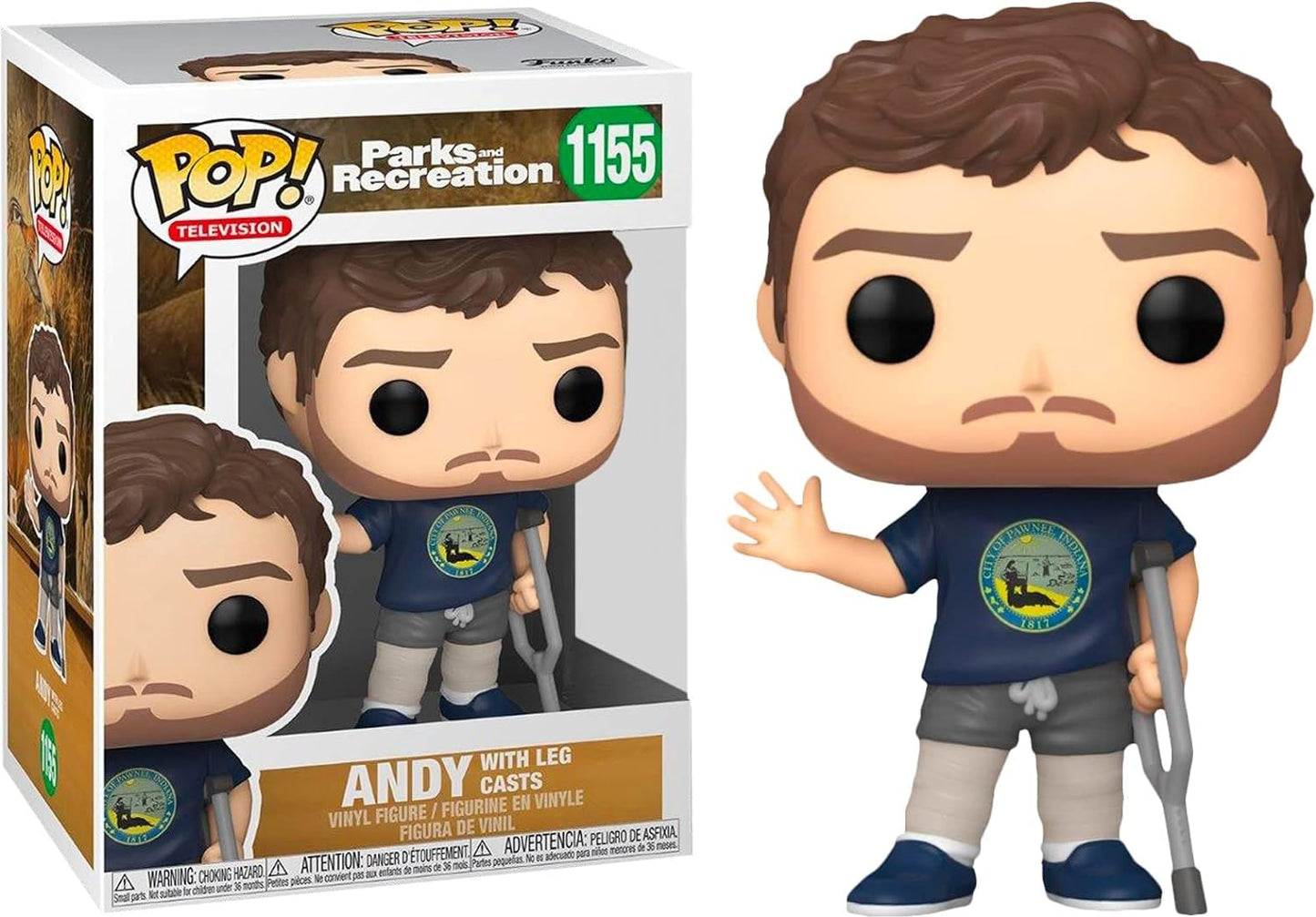 Pop! Television: Parks & Recreation - Andy w/Leg Casts # 1155 (Special Edition)