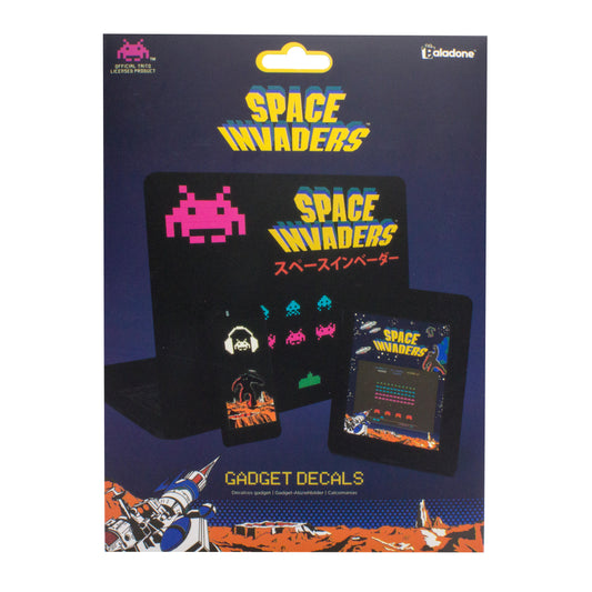 Space Invaders Reusable and Waterproof Stickers