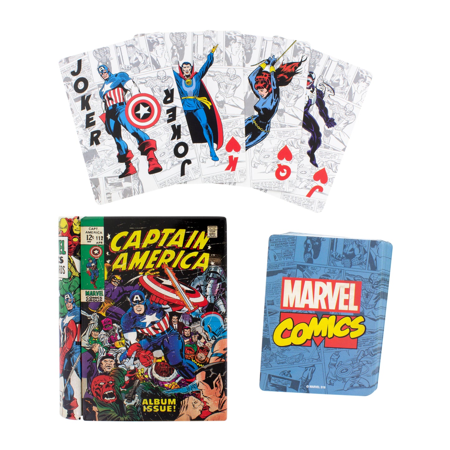 Marvel Comic Book Playing Card Game