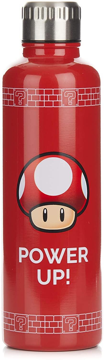 Bouteille D'Eau Nintendo Super Mario Power Up En Acier Inoxydable