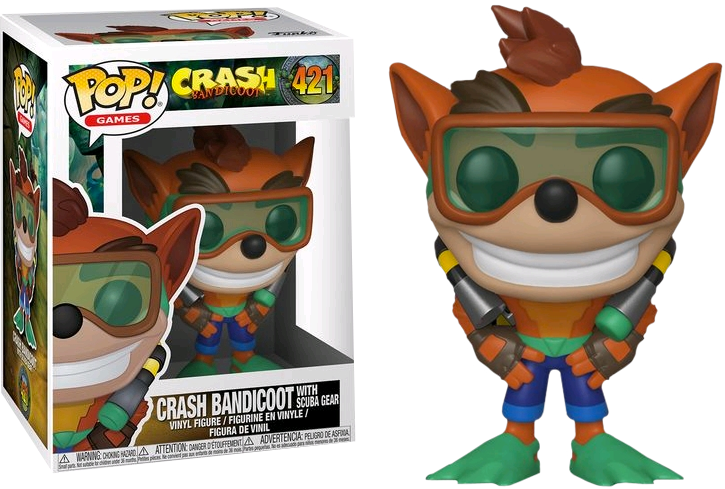 POP! Games: Crash Bandicoot - Crash Bandicoot With Scuba Gear (421)