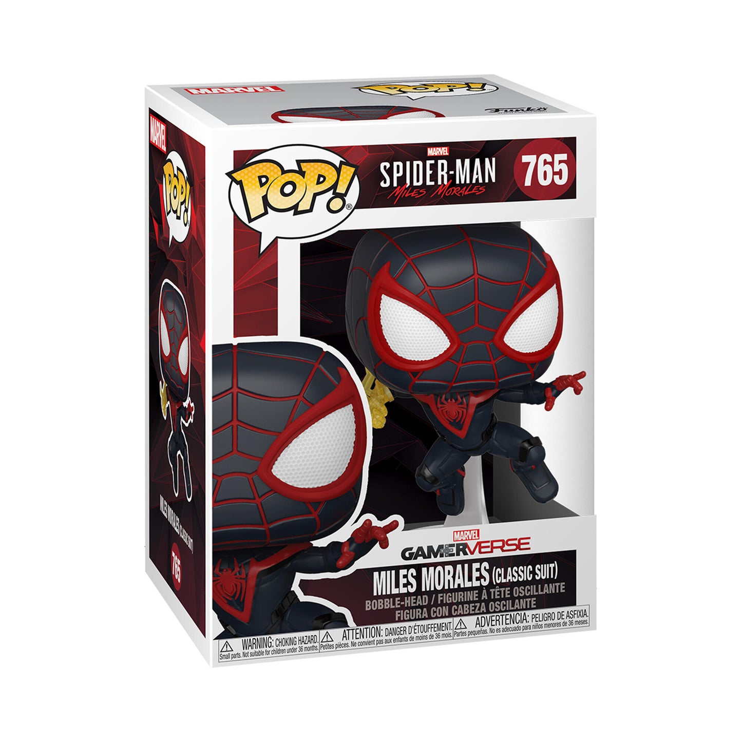 Pop! Games: Marvel's Spider Man Miles Morales - Miles Morales Classic Suit #765