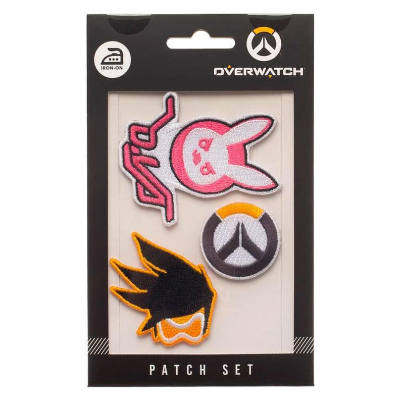 3 Overwatch Iron-on Patches