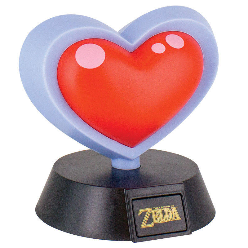 The Legend Of Zelda - Lampe 3D Réceptacle de Coeur
